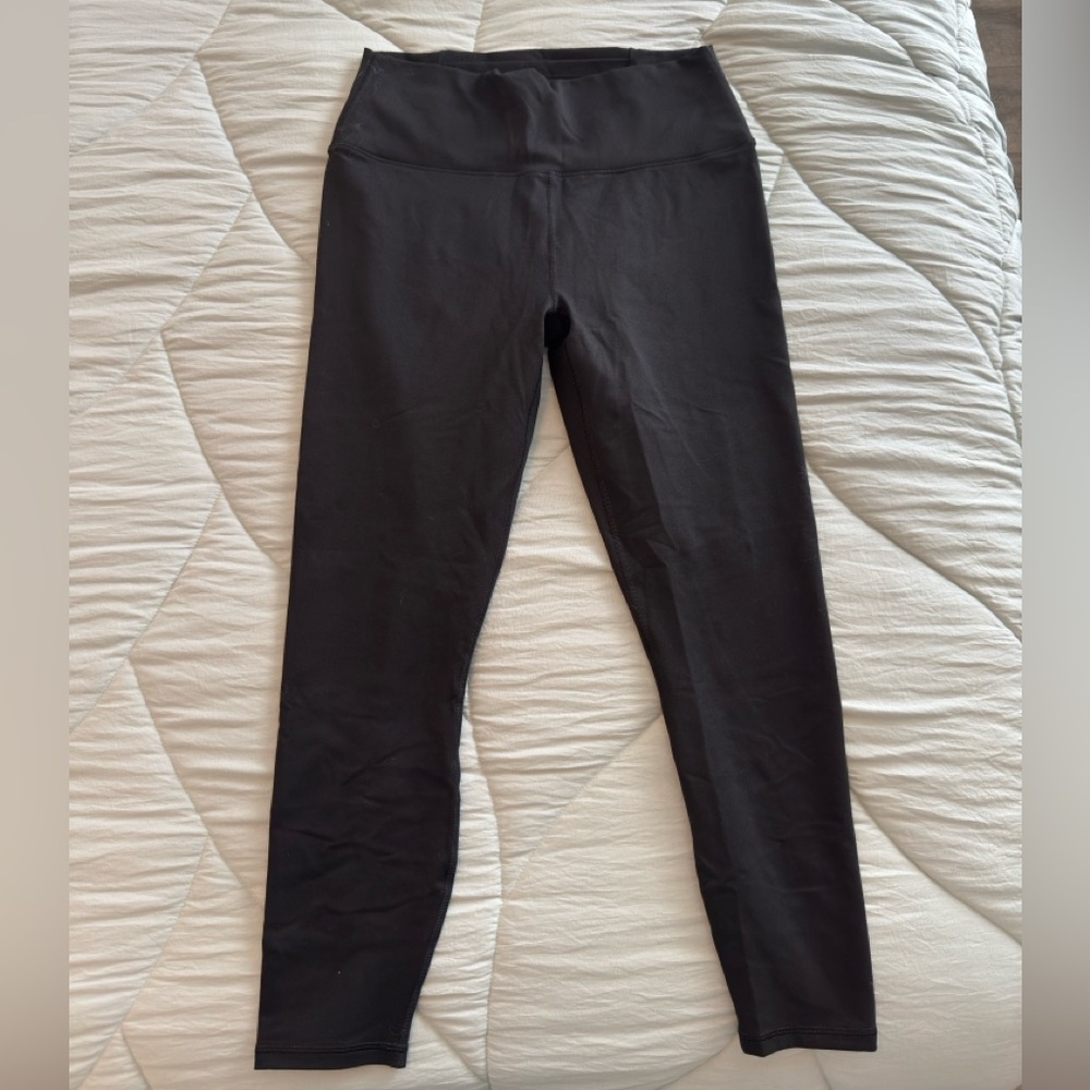 Fabletics Black High-Waist PowerHold Crop Leggings